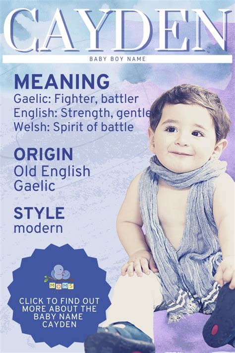 cayden name|cayden name origin.